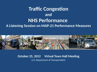 October 25, 2012  Virtual Town Hall Meeting U.S.