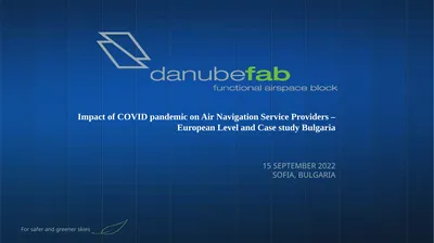 Impact of COVID pandemic on Air Navigation Service