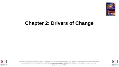 Chapter 2: Drivers of Change International Tourism