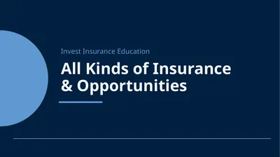 All Kinds of Insurance & Opportunities Invest