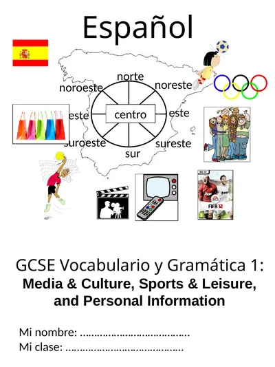 GCSE Vocabulario y Gramática 1: Media & Culture,