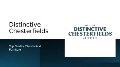 Distinctive Chesterfields USA - Profile
