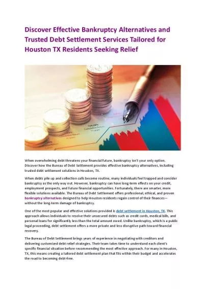 Debt settlement in Houston, TX.