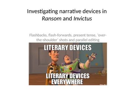 Investigating narrative devices in Ransom and