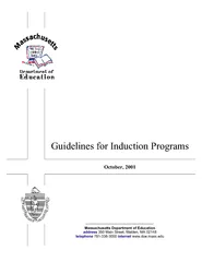 Guidelines for Induction Programs
