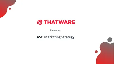 Presenting ASO Marketing Strategy About Us At