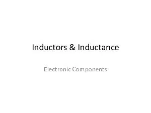 Inductors & Inductance