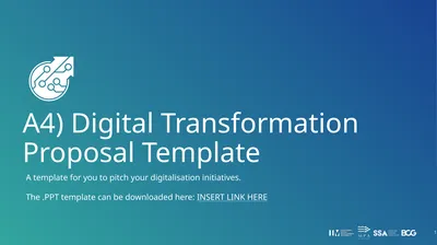 A4) Digital Transformation Proposal Template A