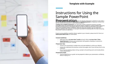 Instructions for Using the Sample PowerPoint