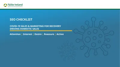 SEO CHECKLIST COVID-19 SALES & MARKETING FOR