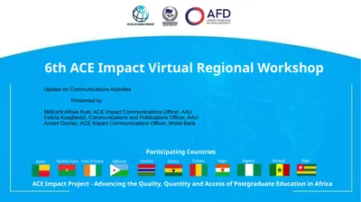 Update on Communications Activities Presented by