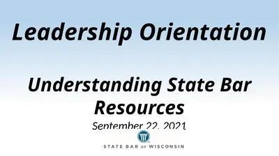 Leadership Orientation Understanding State Bar