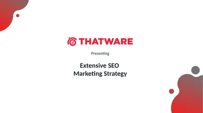 Presenting Extensive SEO Marketing Strategy Index