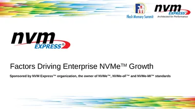 Factors Driving Enterprise NVMeTM Growth Sponsored