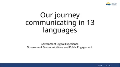 Our journey communicating in 13 languages