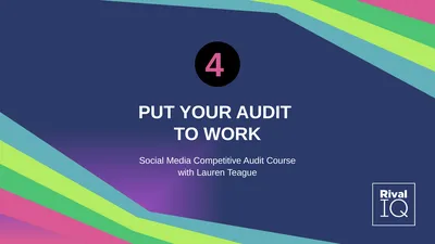 Social Media Competitive Audit Course with Lauren