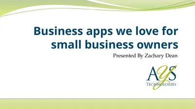 Business apps we love for small business owners