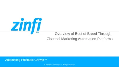 Overview of Best of Breed Through- Channel