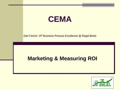 CEMA Dan Fannin: VP Business Process Excellence @