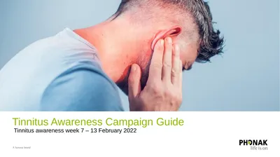Tinnitus awareness week 7 – 13 February 2022