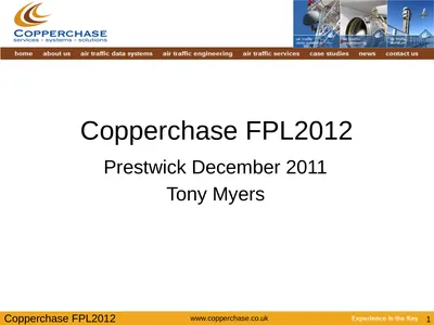 Copperchase FPL2012 www.copperchase.co.uk 1
