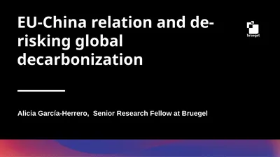 EU-China relation and de-risking global