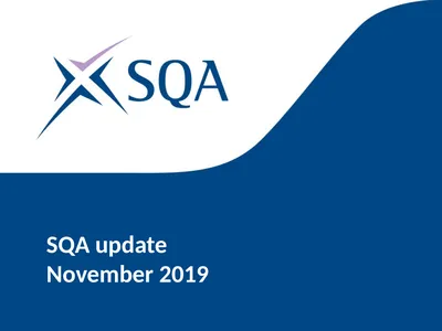 SQA update November 2019 Statistics 2018/19