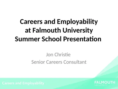 Careers and Employability at Falmouth University