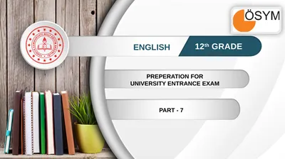 ENGLISH PREPERATION FOR UNIVERSITY ENTRANCE EXAM