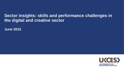 Sector insights: skills and performance challenges