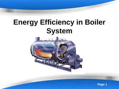 Energy Efficiency in Boiler System Boilers