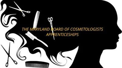 . THE MARYLAND BOARD OF COSMETOLOGISTS