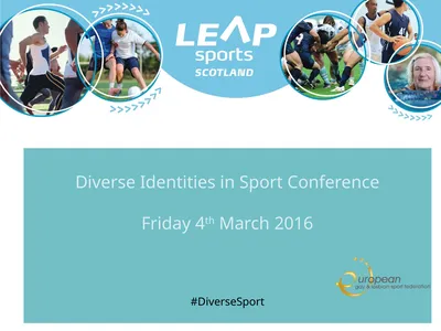 Diverse Identities in Sport Conference Friday 4th