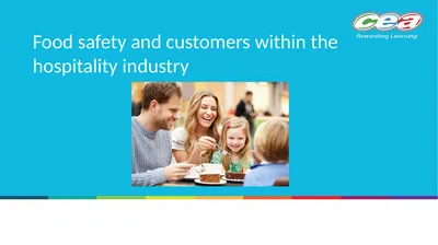 Food safety and customers within the hospitality