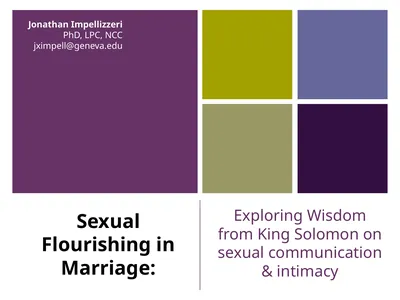 Exploring Wisdom from King Solomon on sexual