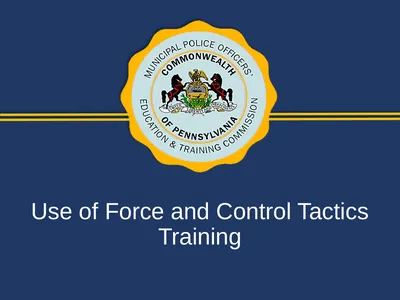 Use of Force and Control Tactics Training Review