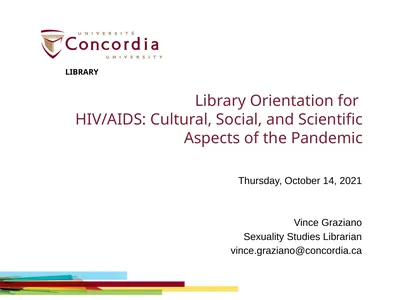 Library Orientation for HIV/AIDS: Cultural,