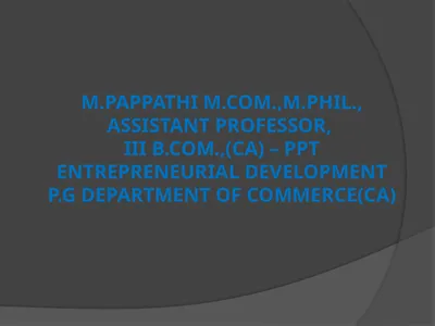 M.PAPPATHI M.COM.,M.PHIL., ASSISTANT PROFESSOR,