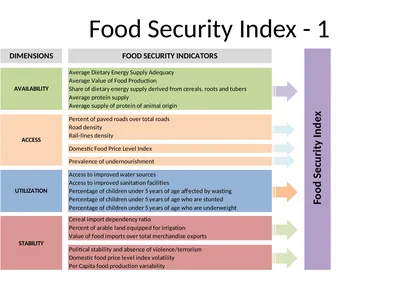 Food Security Index - 1 Food Security Index - 2