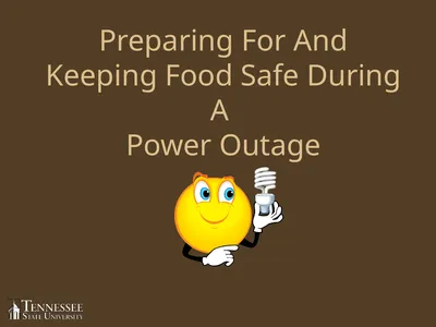 Preparing For And Keeping Food Safe During A Power