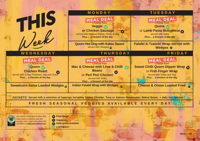 Week 1 NR Plant Based Vegetarian Halal option