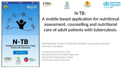 N-TB: A mobile based application for nutritional