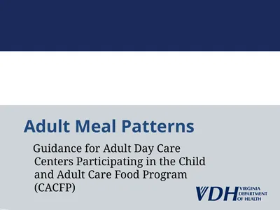 Guidance for Adult Day Care Centers Participating