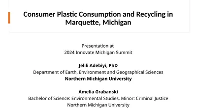 Consumer Plastic Consumption and Recycling in