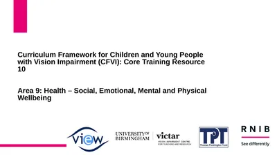 Curriculum Framework for Children and Young People