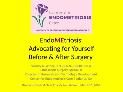 EndoMEtriosis: Advocating for Yourself Before &
