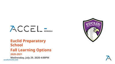 Euclid Preparatory School Fall Learning Options