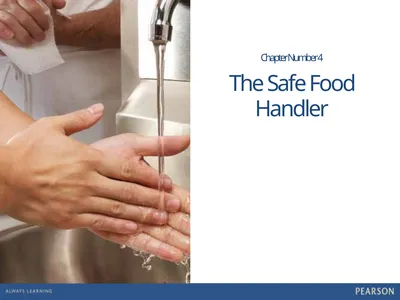 1 The Safe Food Handler Chapter Number 4 Learning