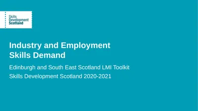 Industry and Employment Skills Demand Edinburgh