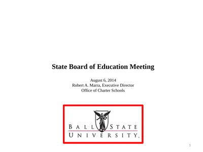 State Board of Education Meeting August 6, 2014